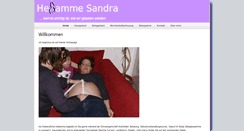 Desktop Screenshot of hebamme-sandra.ch